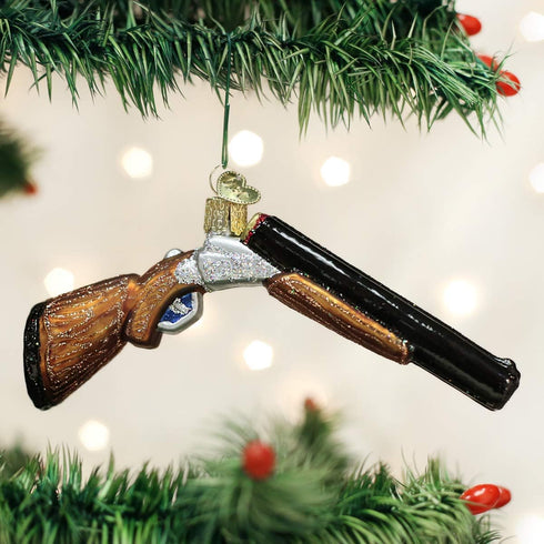 Old World Christmas Ornaments: Gun Collection Glass Blown Ornaments for Christmas Tree, Shotgun...