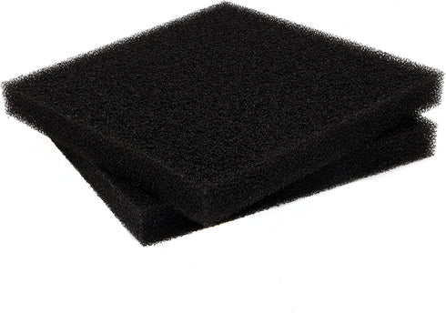 Aquarium Sponge Filter Media Pad 9 x 9 x 1 inch, Cut to Fit Biochemical Filter Bio Foam Pad, 2 Pcs...