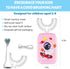 Kids U-Shaped Automatic Toothbrush, 5 Modes Wireless Charging Kids U Shaped Toothbrush, 360 Ultrasonic Electric Toothbrush Kids with 3 Brush Heads...