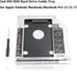 2nd 2.5'' SATA HDD SSD Hard Drive Disk DVD CD ROM Optical SuperDrive Caddy Tray Adapter for Apple Unibody MacBook/MacBook Pro 13 15 17 Early mid L...