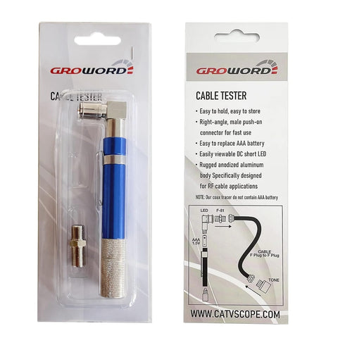 Coaxial Pocket Toner Pocket Continuity Tester(Tracer) and Toner with Light&Buzzer Voltage Toner and Barrel Connector Bundle for Testing Coax Cable...