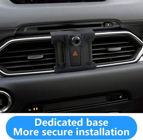 LUNQIN Car Phone Holder for Mazda CX-5 CX5 2017 2018 2019 2020 2021 2022 2023 2024 2025 CX 5 SUV Auto Interior Accessories Best Cell Phones Mount ...