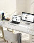 Non-Slip Desk Pad, Waterproof PVC Leather Desk Table Protector, Ultra Thin Large Mouse Pad, Easy Clean Laptop Desk Writing Mat for Office Work/Hom...