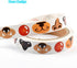 Lependor 600 Pcs Colorful Nose Stickers Labels & 600 Pcs Colorful Mouth Stickers Labels - (Two Rolls)...