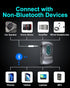 Bluetooth 5.0 Receiver for Car, Noise Cancelling Bluetooth AUX Adapter, Bluetooth Music Receiver for Car Stereo/PC/TV/Home Stereo/Wired Headphones...