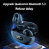 Wireless Ear Clip Bone Conduction Earbuds Open Ear Headphones Bluetooth, Clip On Sport Wireless Earbuds Waterproof Outer Headphones Cycling Runnin...
