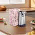 Can Opener Cover Pink Flower Can Opener Dust and Stain Protection Small Applicance Cover for Kitchen Fits Most Electric Automatic Can Openers...