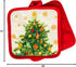 Christmas Tree Design 5 Pc Christmas Kitchen Linen Set...