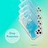 SteepLab Flowing Neon Sand Liquid Case for iPhone 12 Pro Max (2020, 6.7") - Full Body Protection with Raised Bezel - Ocean and Beach...