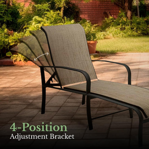 Sunniland Patio- 4 Position Adjustment Bracket for Patio Chaise Lounge/Recliner, Perfect for, Lounge Chair and Recliner Upgrade Your Outdoor Furni...