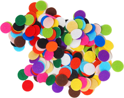 Playfully Ever After 2.5 Inch Mixed Color Assortment 70pc Stiff Felt Circles...