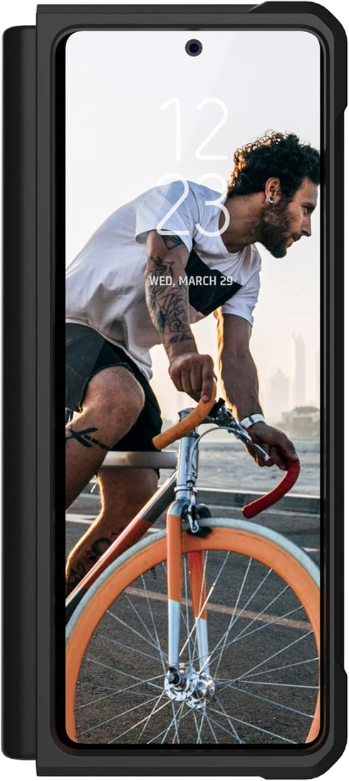 URBAN ARMOR GEAR UAG Designed for Samsung Galaxy Z Fold3 5G (2021) Case Civilian Sleek Ultra-Thin Shock-Absorbent Protective Cover, Black...