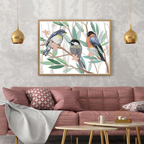 ITSTITCH Stamped Cross Stitch Kits - Full Range of Embroidery Patterns for Beginners or Adults,14 CT 2 Strands DIY Counted Needlepoint Arts Craft-...