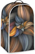 Brown Flower Blender Cover Dust Proof Washable Small Appliance Cover, Durable Foldable Dust Cover Kitchen Decorations for Blender Food Processor j...