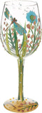 Lolita Dragonfly Summer Artisan Painted Wine Glass Gift, 440 ml...