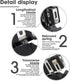 Coaxial Cable Stripping Cutter Tool Coaxial Cable Stripper Fiber Optic Jacket Stripper Cable Cutter Crimper, 3pcs...