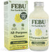 FEBU All Purpose Cleaner, Fresh Lemon, 4oz | Powerful Natural Cleaner Concentrate With Essential Oils | Makes 192 Fl Oz of Multipurpose Cleaner | ...