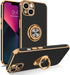 BENTOBEN iPhone 13 Case, Phone Case iPhone 13 6.1 Inch, Slim Fit 360° Ring Holder Shockproof Kickstand Magnetic Car Mount Supported Non-Slip Prote...