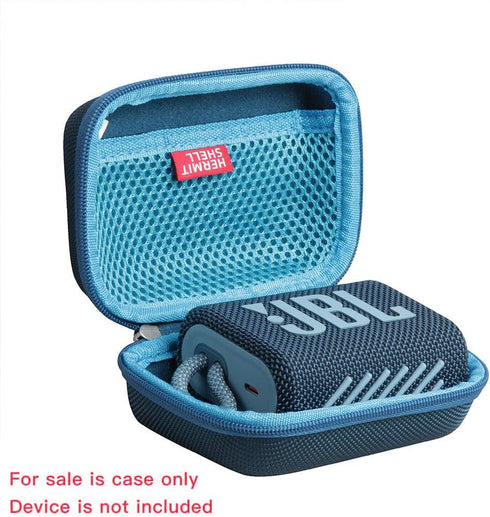 Hermitshell Hard Travel Case for JBL Go 3 / JBL Go 4 Portable Bluetooth Speaker (Blue)...