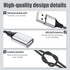 USB A Splitter, USB A Male to 2 Female USB Y Splitter, USB Splitter 1 in 2 Out Support Charging and Data Transfer for Printer/USB Keyboard/Flash D...