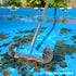 12.5'' Round End Pool Brush Head Cleaning Pool Wall & Tiles & Steps Sturdy Nylon Bristles, Pool Scrub Brushes,for Inground/above Ground Swimming P...