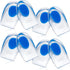 8 Pack Gel Heel Cushions - Heel Pads, Heel Inserts for Heel Pain Relief, Heel Cushion Inserts, Gel Heel Cups, Heel Support Heel Inserts for Planta...