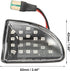 X AUTOHAUX 1 Pair Car Markers Accessories Side Marker Lights Turn Signal Light Assembly 4519067700C40A A4519067700C40A for Smart Fortwo 2008-2016 ...