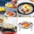 Steamer Rack for Cooking,18/8 Stainless Steel Steaming Rack,8.5 Inch Steam Tray with Removable Legs for Steamer Cookware Baking Instant Pressure C...