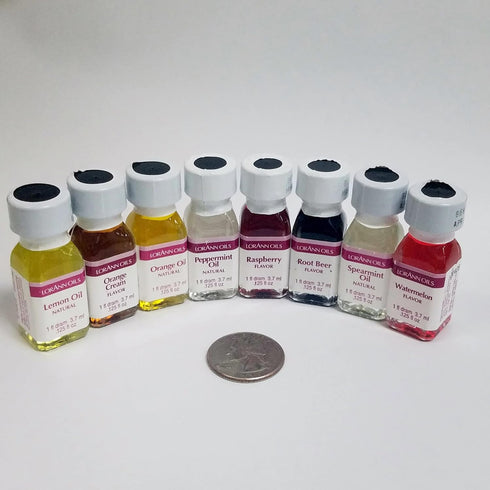 LorAnn SS Pack #4 of 12 Fruity Flavors in 1 dram bottles (.0125 fl oz - 3.7ml)...