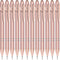 12 Pcs Ballpoint Pen with Stylus Tip,2 in 1 Stylus Ballpoint Pen,Metal Stylus Pen,Rubberized Soft Touch Ballpoint Pen for Touch Screens Tablet,Bla...
