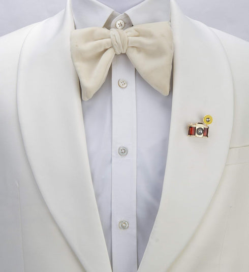 Knighthood Brooch Pin Retro Camera with Flash Bulb Photographers Lapel Pin Badge Coat Suit Jacket Wedding Gift Party Shirt Collar Lapel Pin Access...