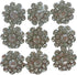 10PCS Metal Button Rhinestone Crystal Button Accessory ButtonsSet for Coat? Sewing Crafting, Replacement, Handmade Crafts?15mm&20mm)...