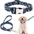 Dog Collar and Leash Set for Daily Outdoor Walking Running Training,Design for Large Boys Girls Dogs Cats Pets(L)...