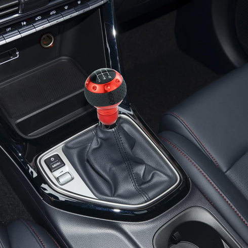 Shifter Knobs 5 Speed Gear Ball Shift Handle Car Transmission Lever Handle for Most Manual Automation Vehicles (Red)...