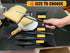 JETKONG Extra Long Kitchen Tweezers Heavy Duty Stainless Steel Cooking Tweezers, Set of 3 (9 12 14 Inch, Black)...