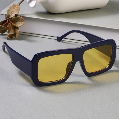 kimorn Sunglasses Womens Men Trendy Retro Sun Glasses Oversize Square Frame Shades K1571...