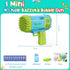 Bubble Machine Gun Mini Bubble Gun for Toddlers, Bubble Maker Blower Toys with Lights,4000+ Bubbles Per Minute for Boys Girls Toddlers Outdoor Ind...