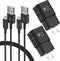 Adaptive Fast Charger Kit Compatible with Samsung Galaxy S7/S7 Edge S6 /S6 Edge/ Note5/4 S4/S3 S2 J7 J7V J5 J3 J3V J2/G3 G4 K20/ Moto E4 E5, USB W...