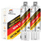 Metal Repair Glue, 2 Pack Professional Grade Metal to Metal Glue Heavy Duty for Metal, Plastics and Ceramics, High-Temperature Heat Resistant Epox...