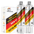 Metal Repair Glue, 2 Pack Professional Grade Metal to Metal Glue Heavy Duty for Metal, Plastics and Ceramics, High-Temperature Heat Resistant Epox...