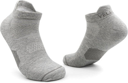No Show Ankle Running Socks Men & Women Low Cut Athletic Sports Hidden Cushioned Tab Socks for Hiking Cycling Workout Golf Tennis Gym Walking 3 Pa...