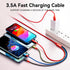 Multi USB Charging Cable 4A, 4-in-1 Charger Cord with USB C/Micro USB Port Adapter for Phone/Tablets/Samsung Galaxy/Google Pixel/Sony/LG/Huawei an...