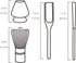 TEANAGOO Japanese Matcha Ceremony Accessory, Matcha Whisk (Chasen), Bamboo Scoop (Chashaku), Tea Spoon, Green Celadon Whisk Holder,TG-I1, The Perf...