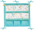 Baby Crib Side Organizer - Organizer Tote Bag - Nursery Storage Bin for Changing Table | Portable Car Travel Organizer (Blue)...