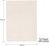 Aida Cloth 14 Count Cross Stitch Fabric,19×28inch (14CT, Off White)...