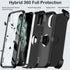 for iPhone 11 Pro Max Case with Belt Clip Holster,Built-in Screen Protector,Heavy Duty Shockproof Drop Protection Military Grade Durable Phone Cov...