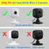 LEFXMOPHY Camera Cases Compatible with All-new Blink Mini 2 Cover Black Silicone Waterproof Protetive Skin...