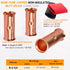 6 Gauge Butt Splice Connectors 30 PCS 6 AWG Non-Insulated Butt Connectors,Bare Pure Copper Butt Splice Wire Connector,Heavy Duty Uninsulated Crimp...