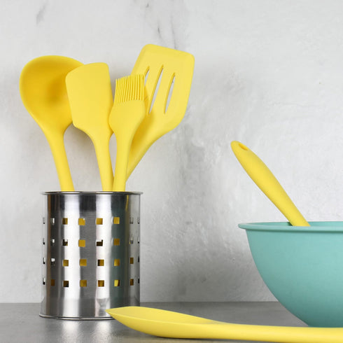 Chef Craft Premium Silicone Cooking Ladle, 11.25 inch, Yellow...