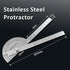 Angle Protractor 0-180 Degrees, Stainless Steel Angle Finder, Double Arms Protractor Ruler Woodworking Degree Protractor Craftsman Measuring Tools...